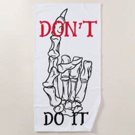 Toalha De Praia NÃO FAÇA ISSO, Beach Towel