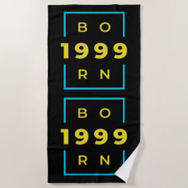 Toalha De Praia Nascer 1999: jovem Beach Towel