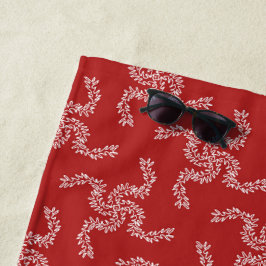 Toalha De Praia Natal Vermelho, decoração de Natal, Natal