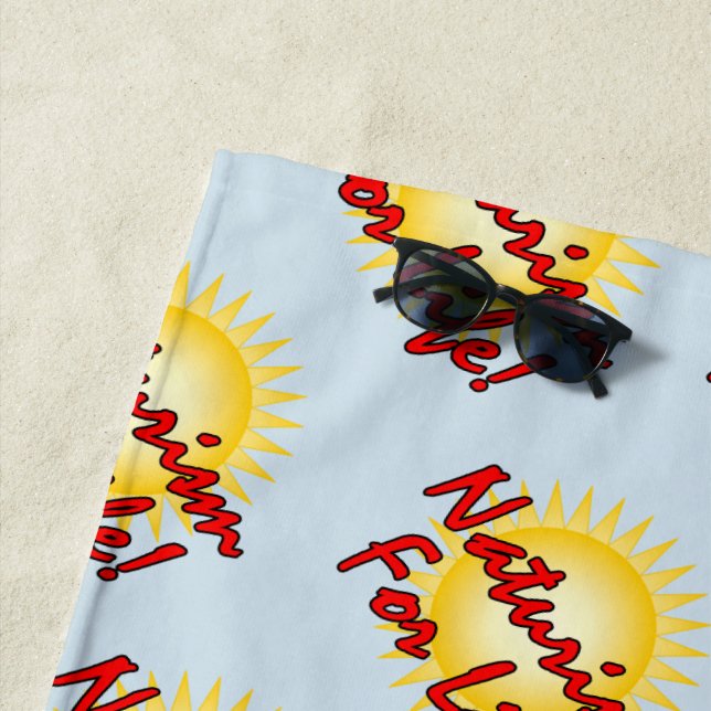 Toalha De Praia Naturista - Naturismo Pela Vida! (In Situ)