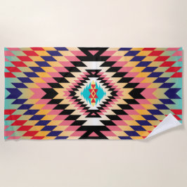 Toalha De Praia Navajo Design-7 Beach Towel