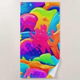 Toalha De Praia Nebulosa das Cores