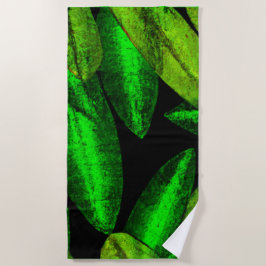 Toalha De Praia Neon Green deixa Comprar de arte agora