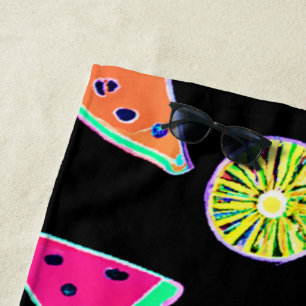 Toalha De Praia Neon Magic Tropic Radiante