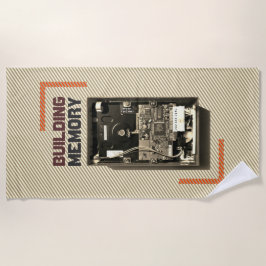 Toalha De Praia Nerdy de Unidade de Duro de Geek de Memória de Con