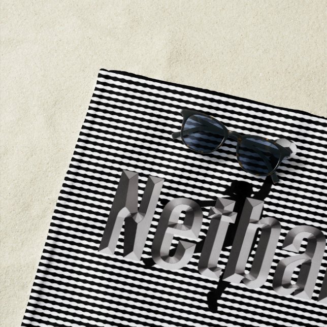 Toalha De Praia Netball The Game, Beach Towel (In Situ)