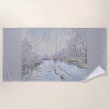 Neve na Argentina (por Claude Monet)