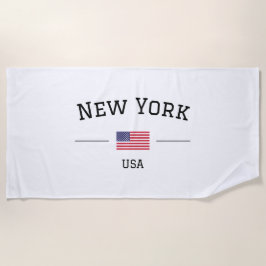 Toalha De Praia New York