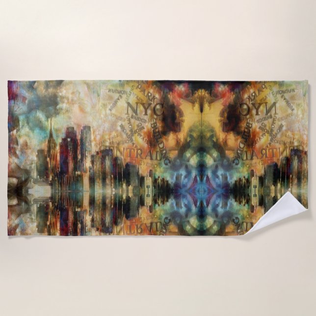 Toalha De Praia New York (Frente)