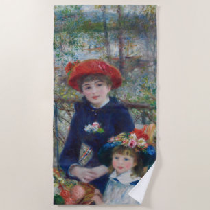 Toalha De Praia No Terraço, Retrato Impressionista, Renoir