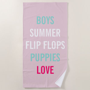 Toalha De Praia Noiva Bridesmaid Pink Summer Lovin Sprinkle Party