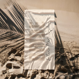 Toalha De Praia Noiva Personalizada Presente Futuro Nome da Sra
