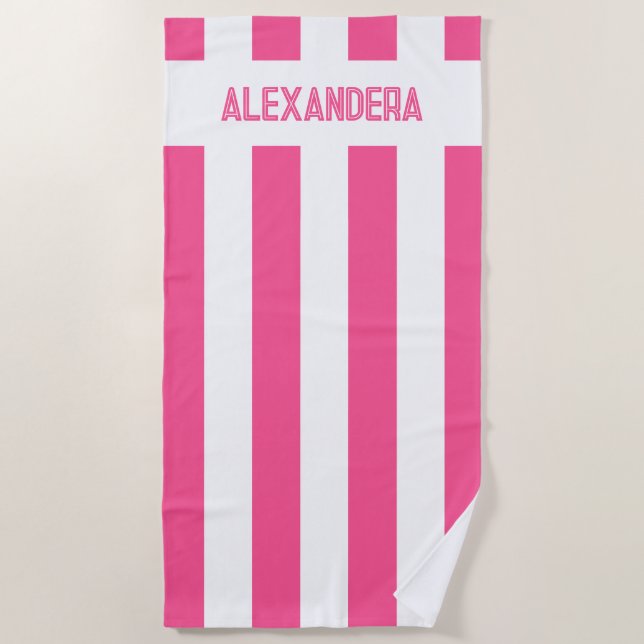 Toalha De Praia Nome Festa de Despedida de Solteira da Piscina Ros (Frente)