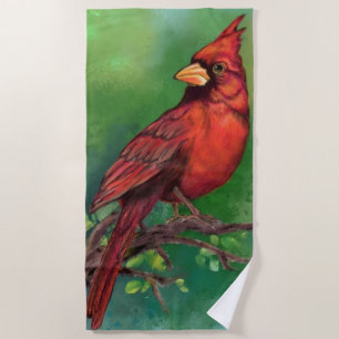 Toalha De Praia Norte Cardinal Beach Towel