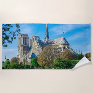 Toalha De Praia Notre Dame de Paris, França