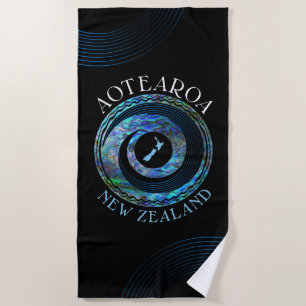 TOALHA DE PRAIA NOVA ZEALAND KORU PAUA
