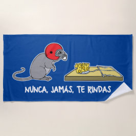 Toalha De Praia Nunca jamas as rindas