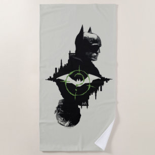 Toalha De Praia O Batman E O Gráfico De Caracteres Duplos Do Ridd