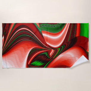 Toalha De Praia O espírito do amor e da esperança Abstrato 3D Ra