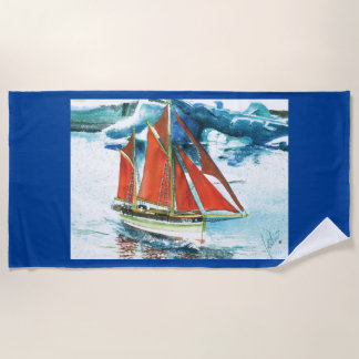 Toalha De Praia O Eyrún faz água aberta