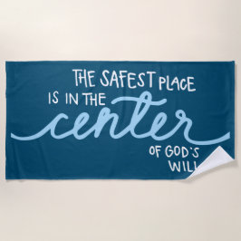 Toalha De Praia O lugar mais seguro