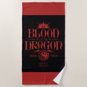 Toalha De Praia O Sangue do Dragão É Espesso