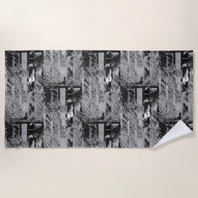 TOALHA DE PRAIA #OCEAN&SKY #THESURFINGMERMAID @ MAGHIE.ORG (Frente)