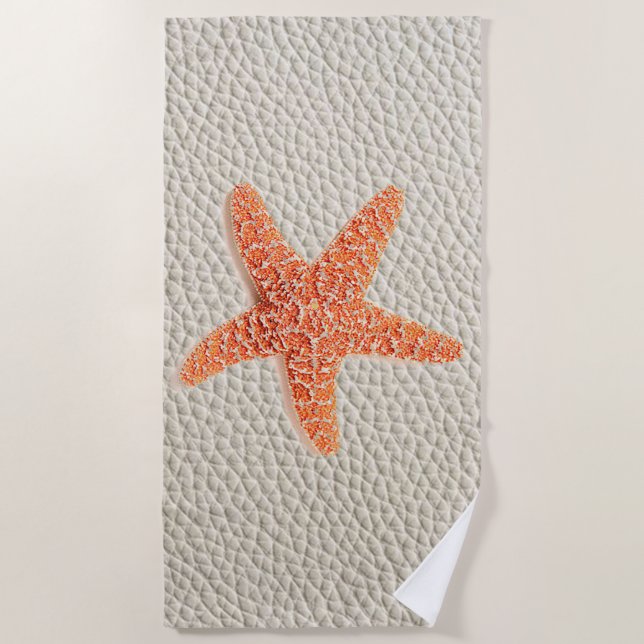 Toalha De Praia Ocean Starfish Beach Towel (Frente)