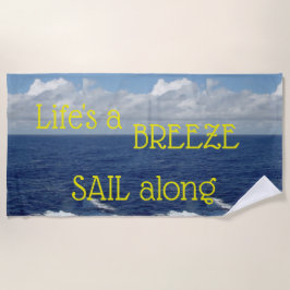 Toalha De Praia Ocean Waves Beach Towel