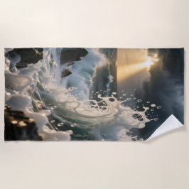 Toalha De Praia Ocean Waves & Sea Foam Beach Towel