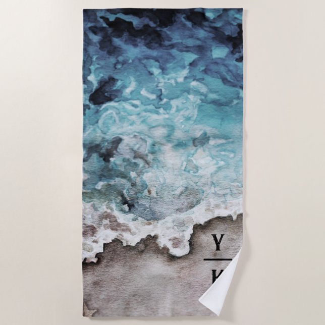 Toalha De Praia Oceano Russo | Beach Towel (Frente)