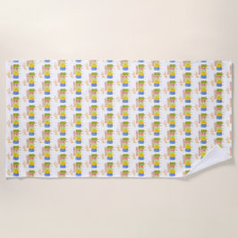 Toalha De Praia oi, sorvete de verão