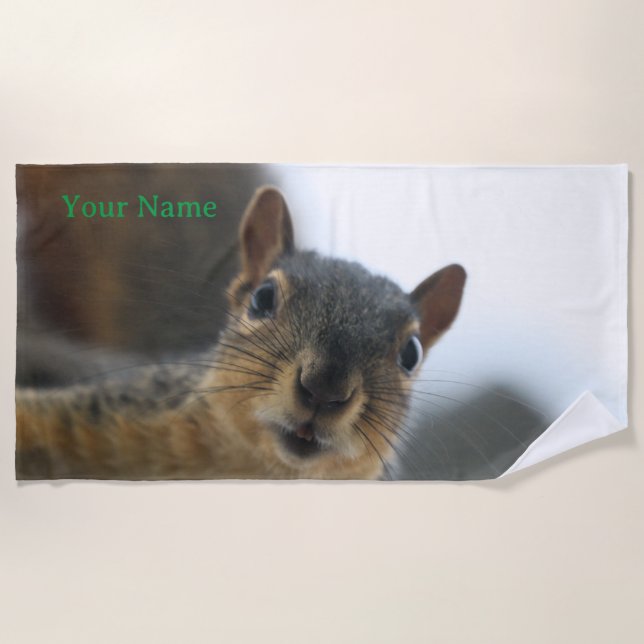 Toalha De Praia Olá. (Frente)