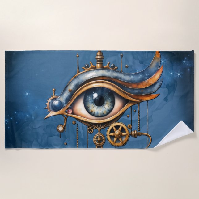 Toalha De Praia Olhos do Universo (Frente)