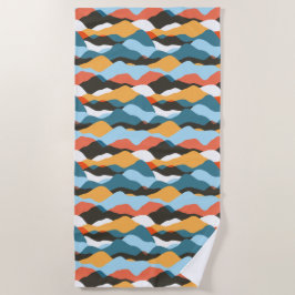 Toalha De Praia Ondas de Montanha