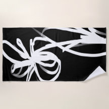 Orchid Noir: Abstrato preto e branco