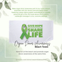 Orgão Donor Awarness Towel