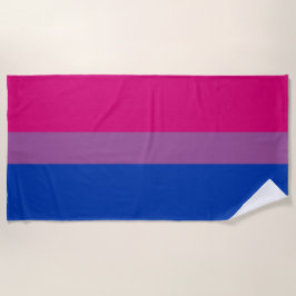 Toalha De Praia Orgulho Bissexual (Bandeira Bi)