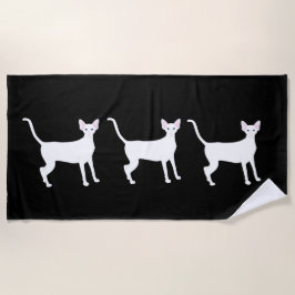 Toalha De Praia Oriental Shorthair Cat Beach Towel