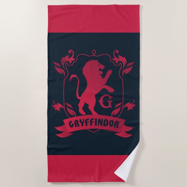 Toalha De Praia Ornamentado GRYFFINDOR™ House Crest (Frente)
