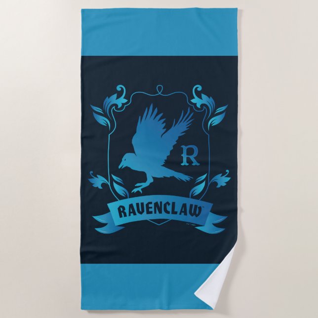 Toalha De Praia Ornamentado RAVENCLAW™ House Crest (Frente)