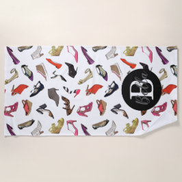 Toalha De Praia Os calçados na moda projetam