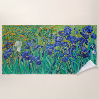 Toalha De Praia Os irrises de Vincent Van Gogh