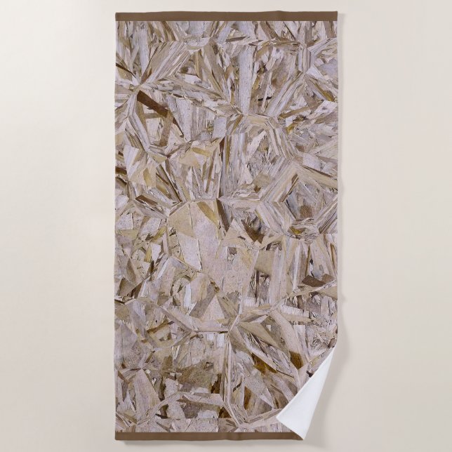 Toalha De Praia OSB Construction Plywood Sheets em Impressão grand (Frente)