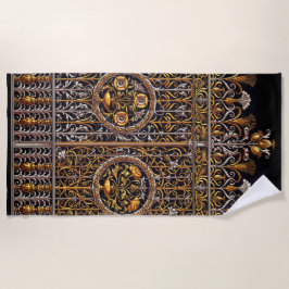 Toalha De Praia Ouro Doorway Beach Towel