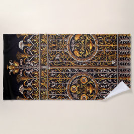 Toalha De Praia Ouro Doorway Beach Towel
