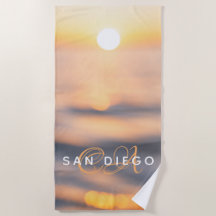 Ouro San Diego Ocean Sunset Personalizado