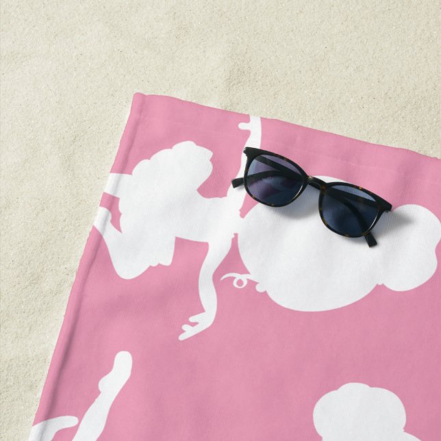 Toalha De Praia Padrão Ballerina, Meninas Balés, Dança Balé (In Situ)