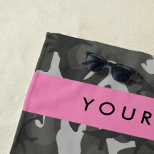 Padrão de Camuflagem Cinza, Seu nome, Personalize