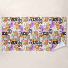 Padrão de gatos brancos